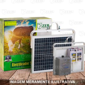 ZS50i BI ELETRIFICADOR SOLAR C/ BAT. INTEGRADA ZEBU