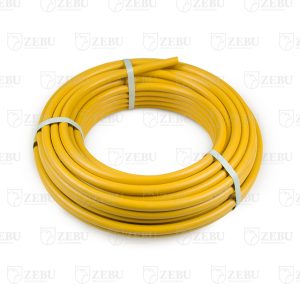 MANGUEIRA DE POLIET. AMARELA 1/2" C/ 25M ZEBU